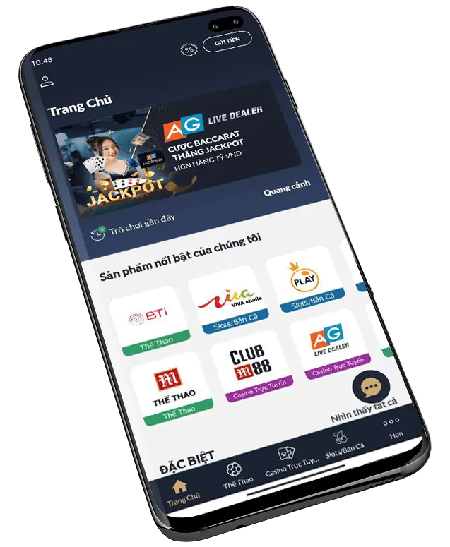 Giao diện thân thiện cwin88 app